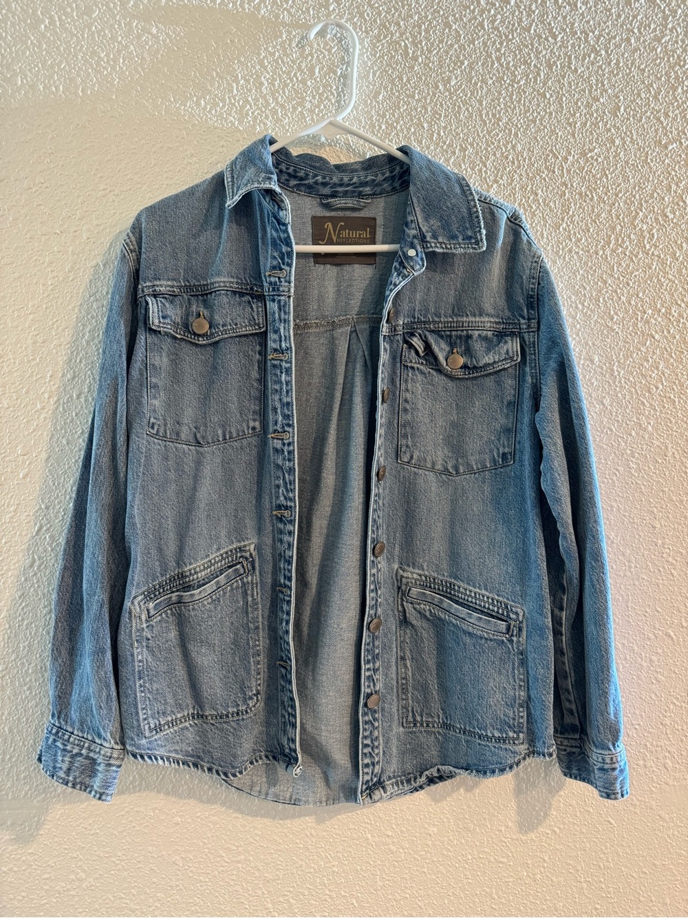 Natural Reflections Light Blue Denim Shirt Jacket